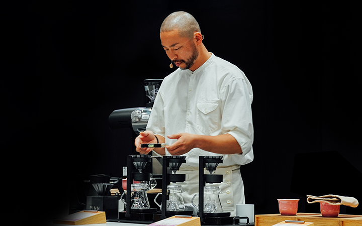 Yasuo Ishii brewing on JBRC stage